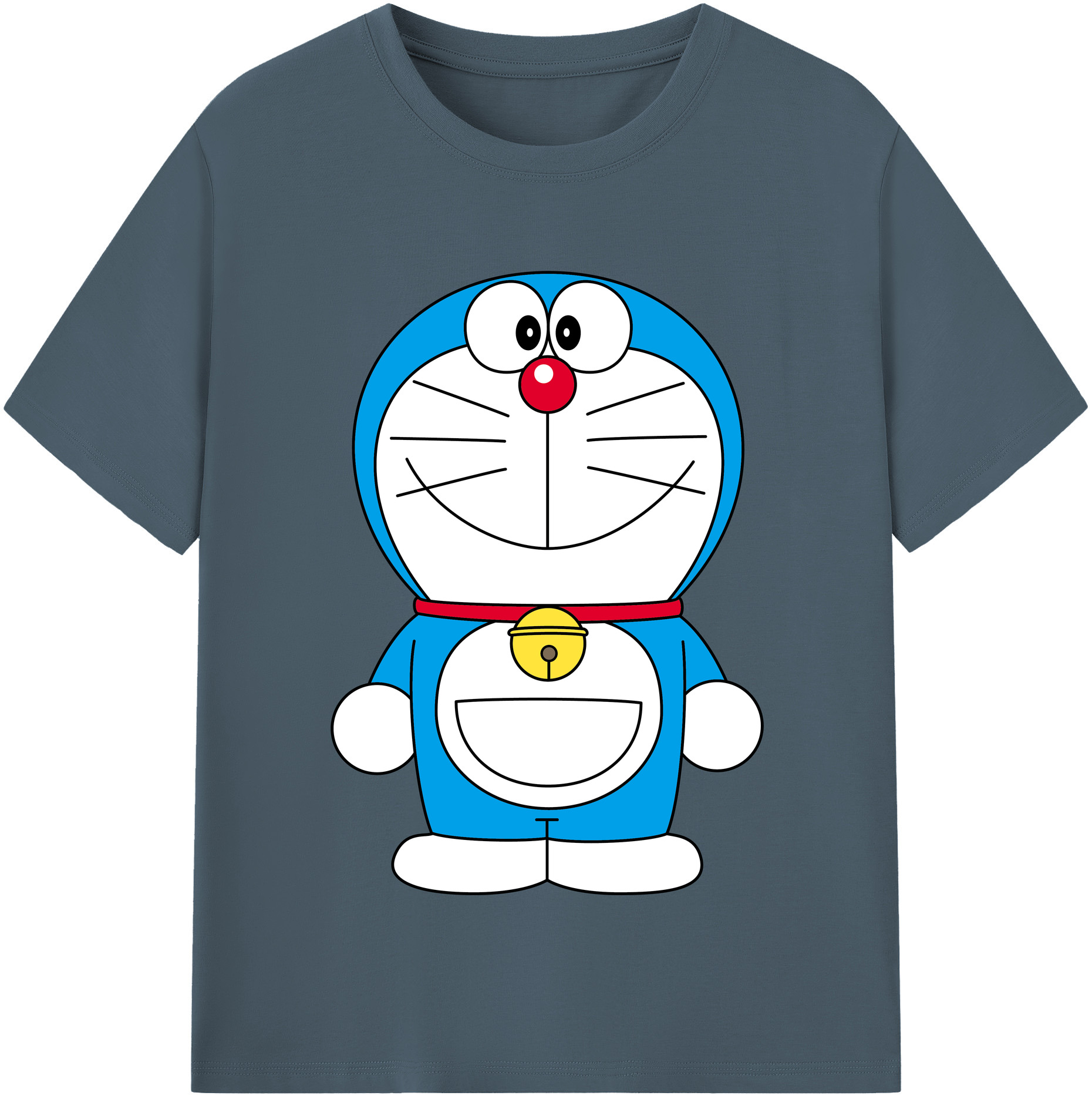 （画像用） ドラえもん Doraemon 綿100％半袖Tシャツ（フロントプリント）